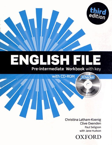 English File Pre-interm 3e Workbook with key